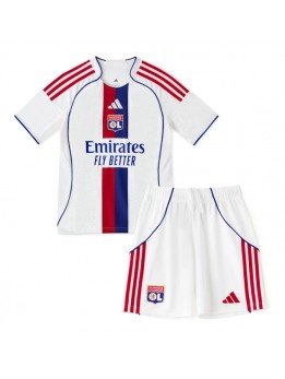 Olympique Lyonnais Dječji Domaci Dres kompleti 2025-26 Kratak Rukavima (+ kratke hlače)